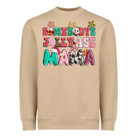 Mushroom somebody jolly ass mama pink christmas Heavyweight Sweatshirt - CowGirlArtShop