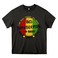 Asphalt i am black everyday but today juneteenth Heavy Core Tee - MaliasSmallBusiness