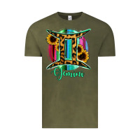 Vintage Olive Gemini Sign of Zodiac Vintage Tee - Bettercallsaul