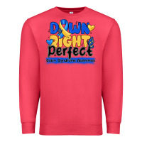 Cardinal down right perfect down syndrome awareness Premium Sweatshirt - CowhideDigitalArt