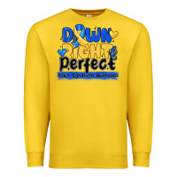 Lemon down right perfect down syndrome awareness Premium Sweatshirt - CowhideDigitalArt