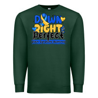 Sports Green down right perfect down syndrome awareness Premium Sweatshirt - CowhideDigitalArt