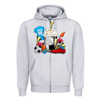 Soccer Frappe Coffee Zipper Hoodie | Teevron