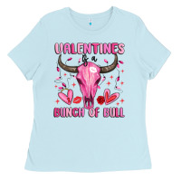 Baby Blue valentines is a bunch of bull Ladies Tee - MaliasSmallBusiness