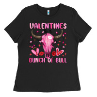Black valentines is a bunch of bull Ladies Tee - MaliasSmallBusiness
