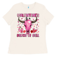Bone valentines is a bunch of bull Ladies Tee - MaliasSmallBusiness