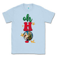 Dusty Blue oh holy night Classic Tee - BarkalooDesign
