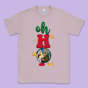 Oh Holy Night Classic Tee Designed By Barkaloodesign