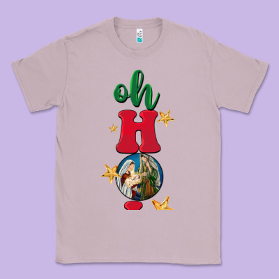 Oh Holy Night Classic Tee Designed By Barkaloodesign