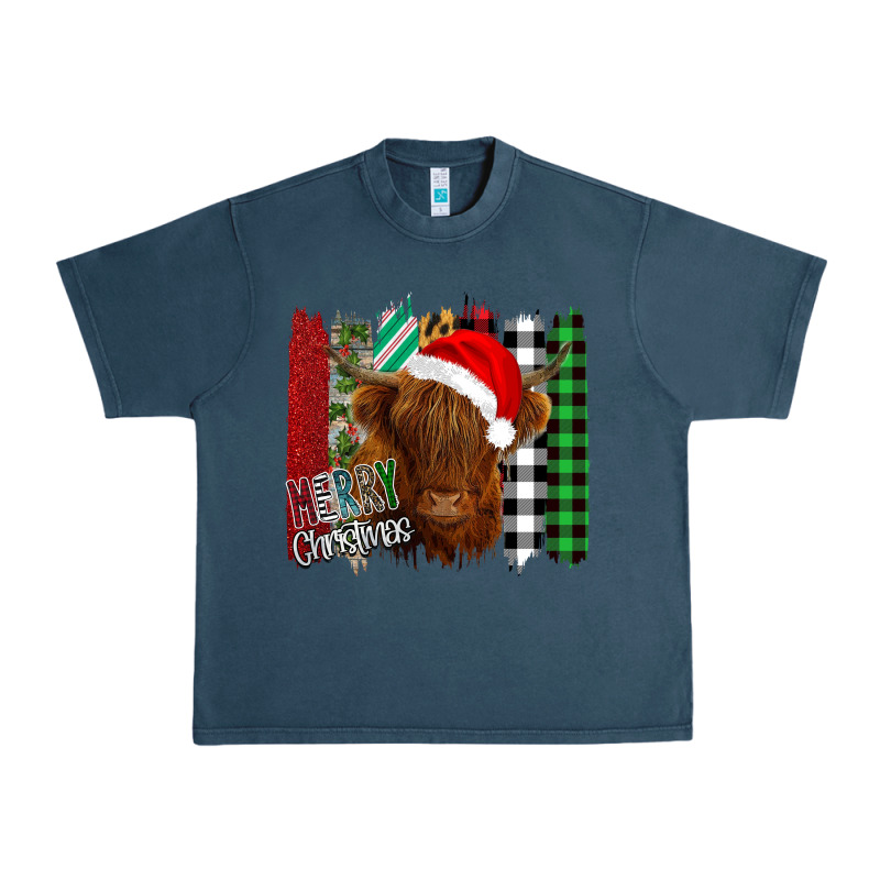 Merry Christmas Cow Urban Heavy Tee by Bettercallsaul | Teevron