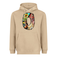 Mushroom farm life alphabet lowercase letters o Heavyweight Hoodie - BundleAndBundleShop