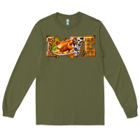 Army Green Love with Turkey Long Sleeve Tee - texasbilliewilder
