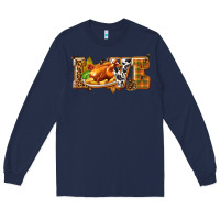 Navy Love with Turkey Long Sleeve Tee - texasbilliewilder