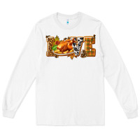 White Love with Turkey Long Sleeve Tee - texasbilliewilder