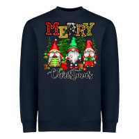 Navy merry christmas gnomes Heavyweight Sweatshirt - CowGirlArtShop