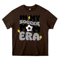 Chocolate Brown in my soccer mom era Heavy Core Tee - MaliasSmallBusiness