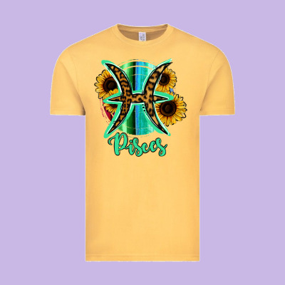 Pisces Zodiac Vintage Tee Designed By Bettercallsaul