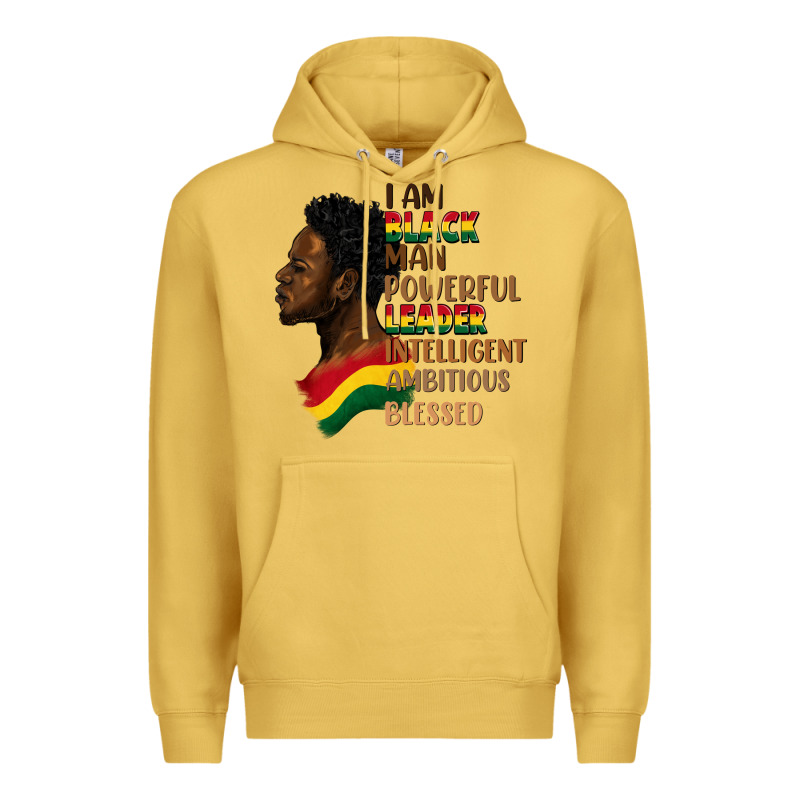I Am Black Man Premium Hoodie by FaDigitalArtStudio | Teevron