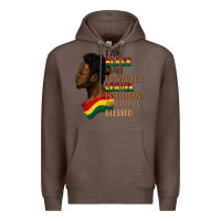 Coffee I am black man Premium Hoodie - FaDigitalArtStudio