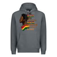 Rock I am black man Premium Hoodie - FaDigitalArtStudio