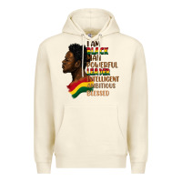 Sandshell I am black man Premium Hoodie - FaDigitalArtStudio
