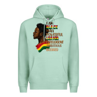 Seafoam I am black man Premium Hoodie - FaDigitalArtStudio