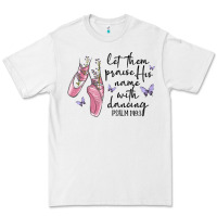 White let them praise his name with dancing Premium Tee - MaliasSmallBusiness