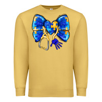 Down Syndrome Ribbon Premium Sweatshirt | Teevron