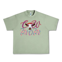 Oil Green Cow Mom Urban Heavy Tee - Bettercallsaul