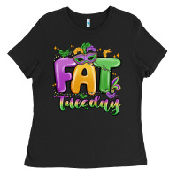 Black fat tuesday Ladies Tee - MaliasSmallBusiness