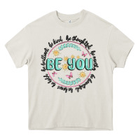 Cream be you inspiration Heavy Core Tee - MaliasSmallBusiness