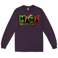 Plum Christmas mama Long Sleeve Tee - Jasminsmagicworld