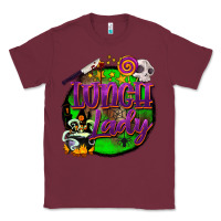 Burgundy halloween lunch lady Classic Tee - BarkalooDesign