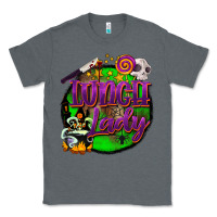 Charcoal Heather halloween lunch lady Classic Tee - BarkalooDesign
