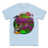 Dusty Blue halloween lunch lady Classic Tee - BarkalooDesign