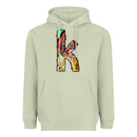Matcha farm life alphabet lowercase letters k Heavyweight Hoodie - BundleAndBundleShop