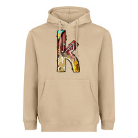 Mushroom farm life alphabet lowercase letters k Heavyweight Hoodie - BundleAndBundleShop
