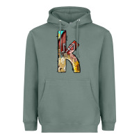 Sage farm life alphabet lowercase letters k Heavyweight Hoodie - BundleAndBundleShop