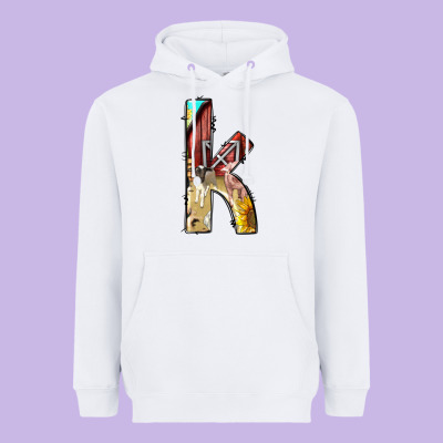 Farm Life Alphabet Lowercase Letters K Heavyweight Hoodie Designed By Bundleandbundleshop
