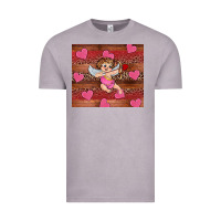Vintage Zinc valentine's day cupid heart Vintage Tee - RanaPortraitStore