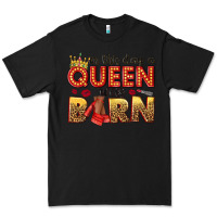 Black on this day a queen was born Premium Tee - NancyCooperArtShop