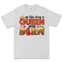 Dove Grey on this day a queen was born Premium Tee - NancyCooperArtShop