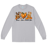 Moon Dust Peace Love Pumpkin Spice Long Sleeve Tee - texasbilliewilder
