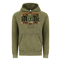 Vintage Olive Camouflage Patterned Mimi Tried Vintage Hoodie - Bettercallsaul