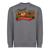Storm love christmas reindeer Heavyweight Sweatshirt - CowGirlArtShop