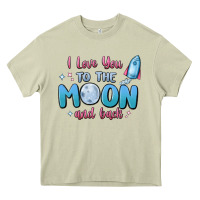 Mossy i love you to the moon and back Heavy Core Tee - MaliasSmallBusiness