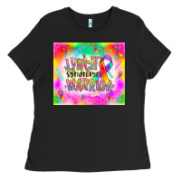 Black lynch stndrome warrior Ladies Tee - NancyCooperArtShop