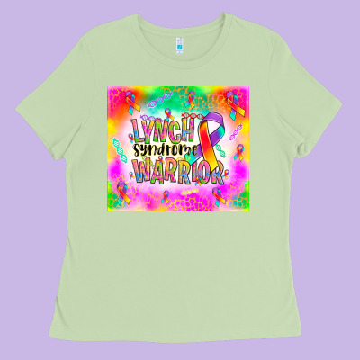 Lynch Stndrome Warrior Ladies Tee Designed By Nancycooperartshop