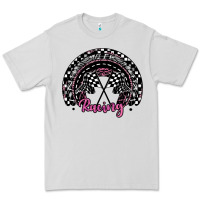 Dove Grey racing checkered rainbow Premium Tee - JahusDesignShop