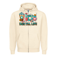 Sandshell Dental Life Dentist Coffee Cups Zipper Hoodie - FaDigitalArtStudio